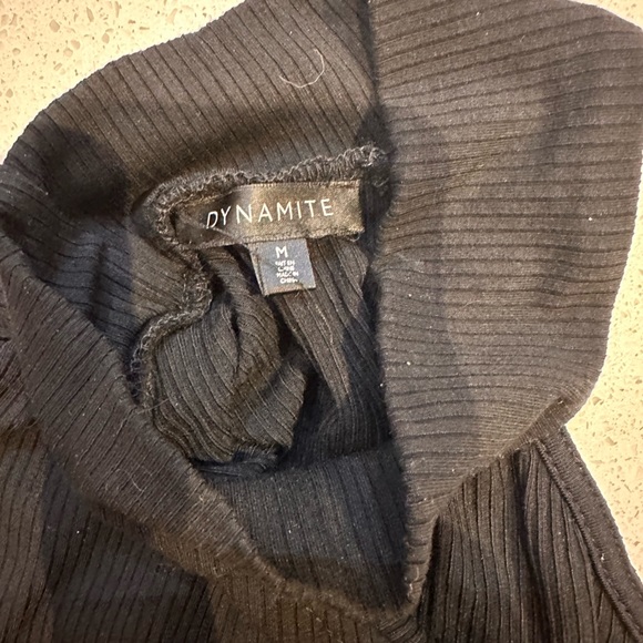 Dynamite 1 sleeve Mock Neck shirt - Picture 2 of 2